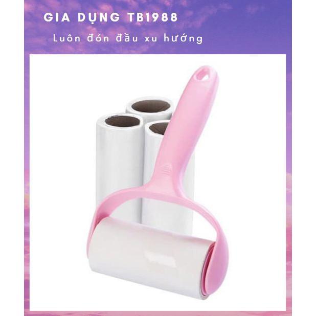 Cây lăn bụi quần áo tặng kèm 2 lõi thay thế tiện lợi