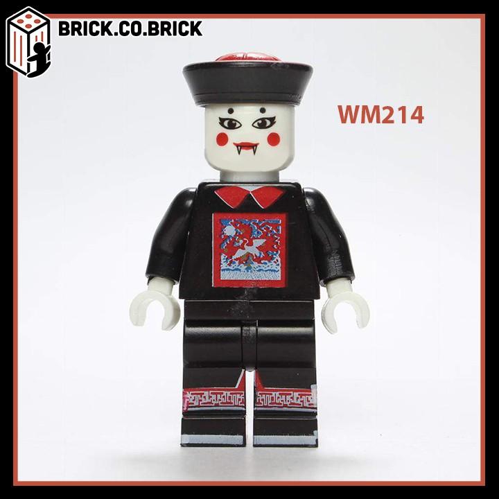 Đồ chơi Lắp ráp minifig Nhân vật Cương thi Trung Hoa Zombie Kinh dị Halloween WM214 - WM216