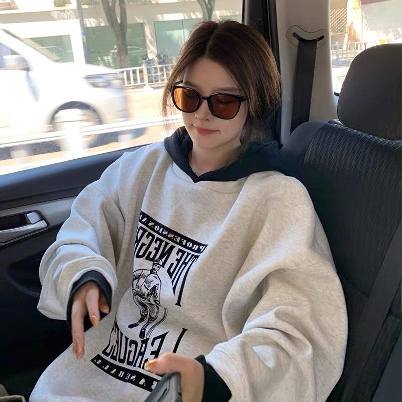 Áo sweater Unisex NEGO áo hoodie form rộng Hàn Quốc - Áo nỉ siêu dày tay form rộng unisex cho cả nam nữ