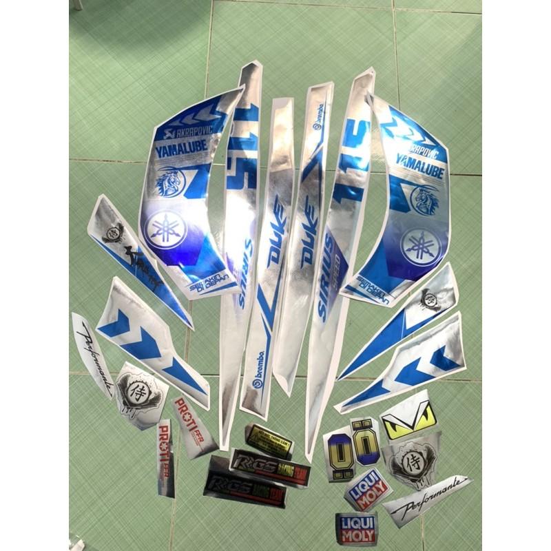 Tem sirius fi duke xanh bac crom