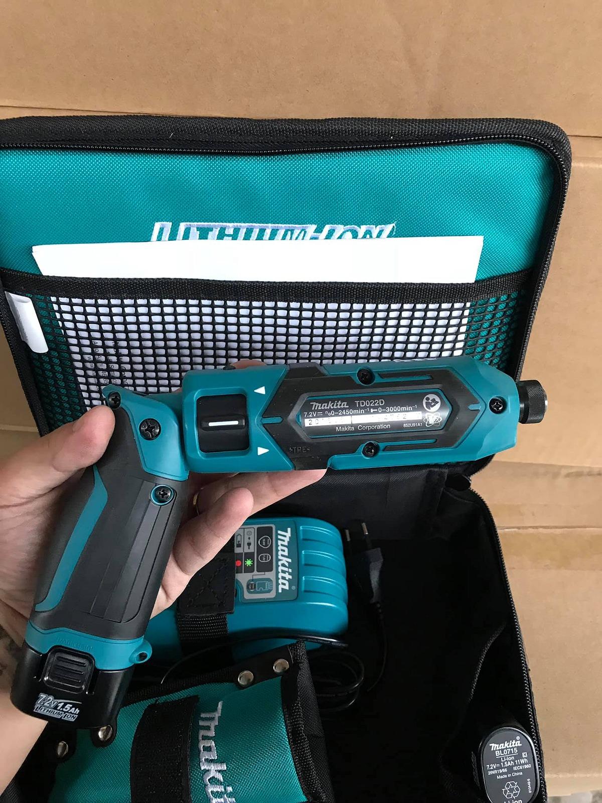 MÁY VẶN VÍT DÙNG PIN 7.2V MAKITA TD022DSE - HÀNG CHÍNH HÃNG