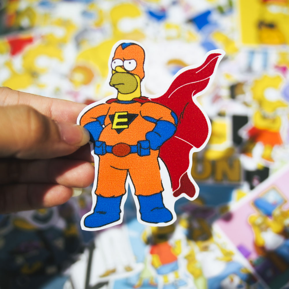 Set 100 sticker hình dán - The Simpsons