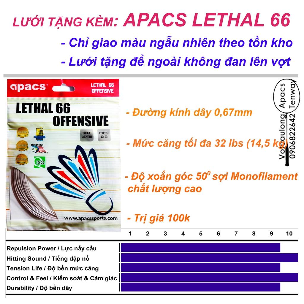 TangLuoi_Vợt cầu lông Apacs Tantrum 200 - 3U | Vợt 3U cân bằng công thủ, huyền thoại Apacs