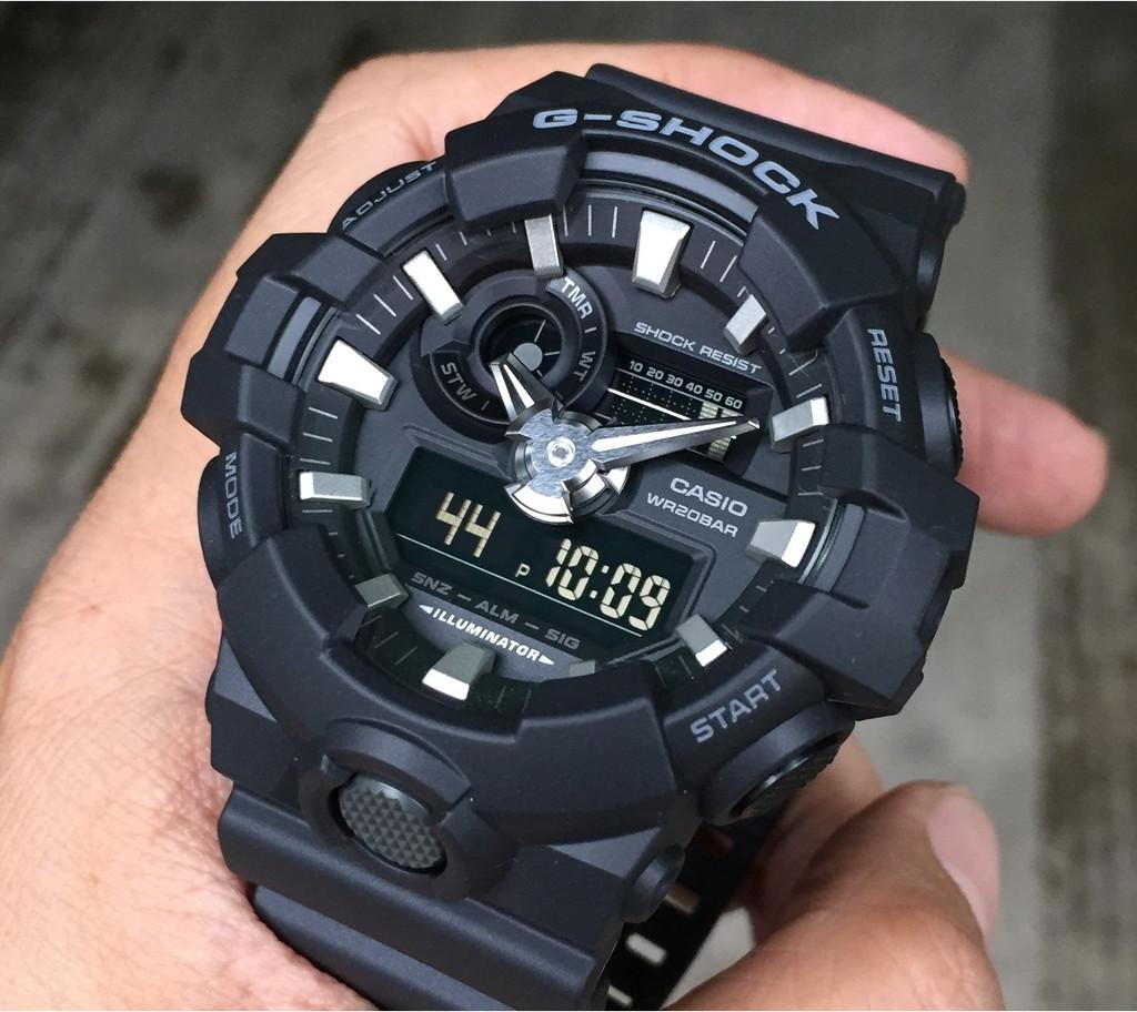 Đồng hồ nam dây nhựa Casio G-SHOCK GA-700-1BDR