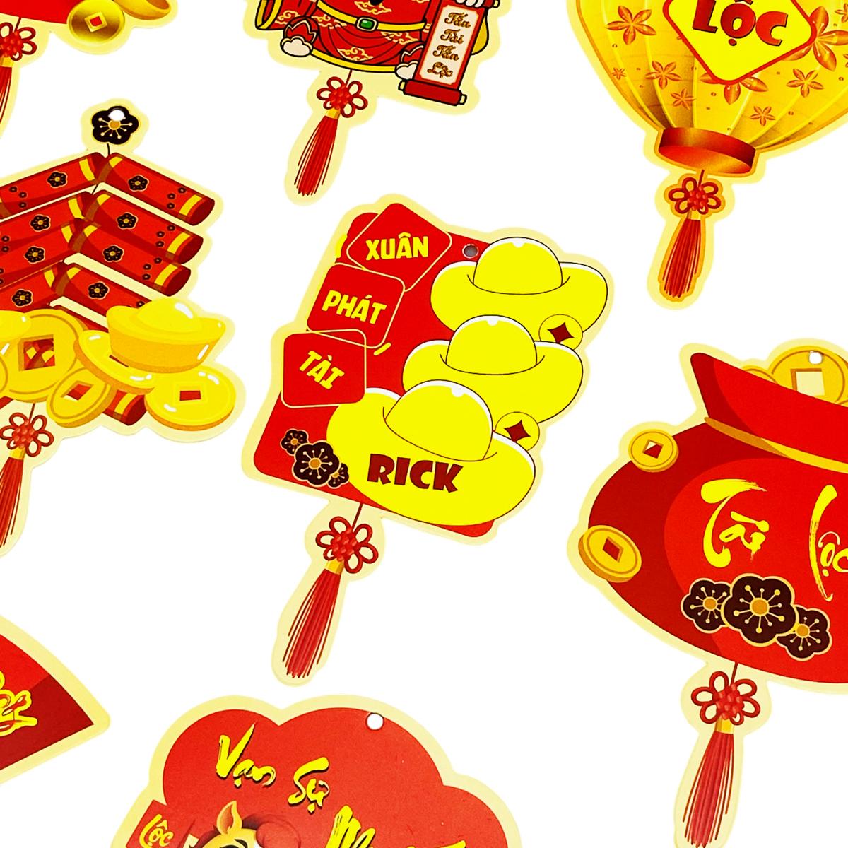 Bộ 10 Thẻ Treo Tết Bính Ngọ 2026 - Teenage 03