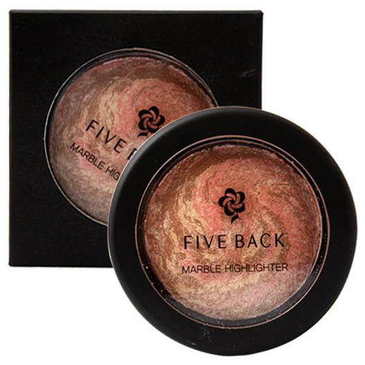 Phấn Highlight Bắt Sáng Five Back Marble Highlighter (6g)