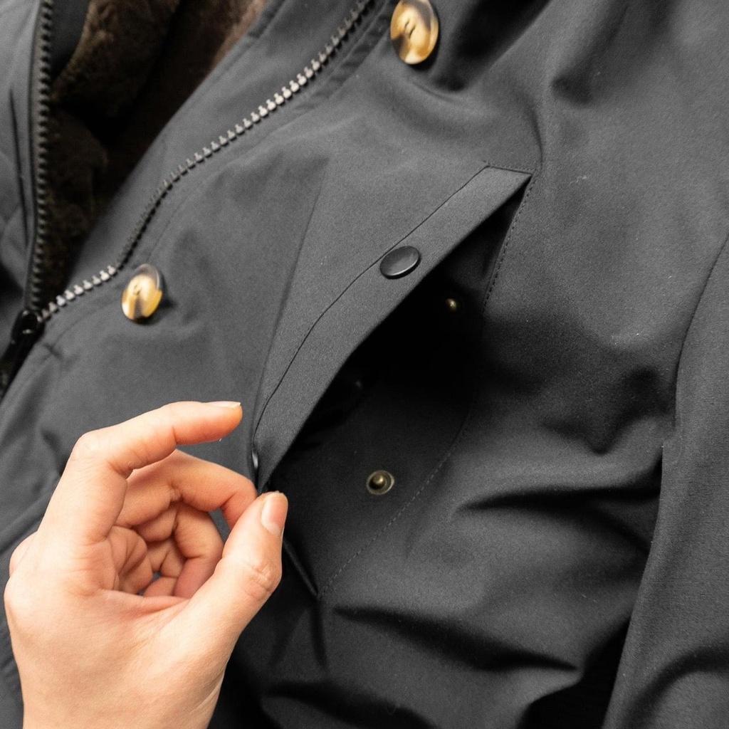 Áo phao nam nữ lót lông 3 lớp mùa đông PARKA, áo khoác phao béo nam siêu ấm form rộng unisex