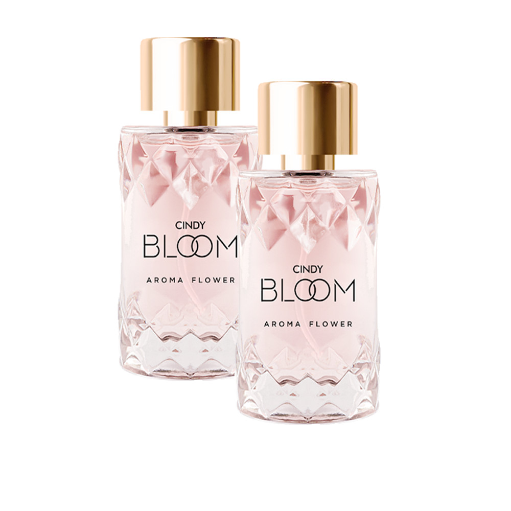 Bộ 2 Chai Nước hoa Cindy Bloom Aroma Flower 30ml/Chai + Tặng 1 Mặt Nạ 3D Food Aholic Korea