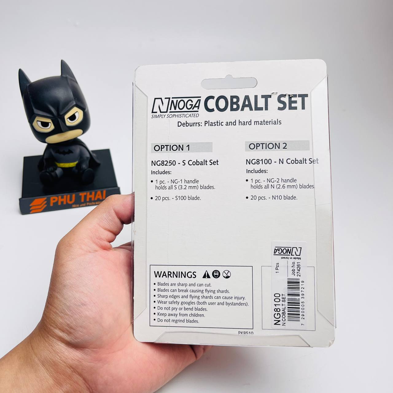NOGA NG8100 - BỘ DAO CẠO BAVIA COBALT