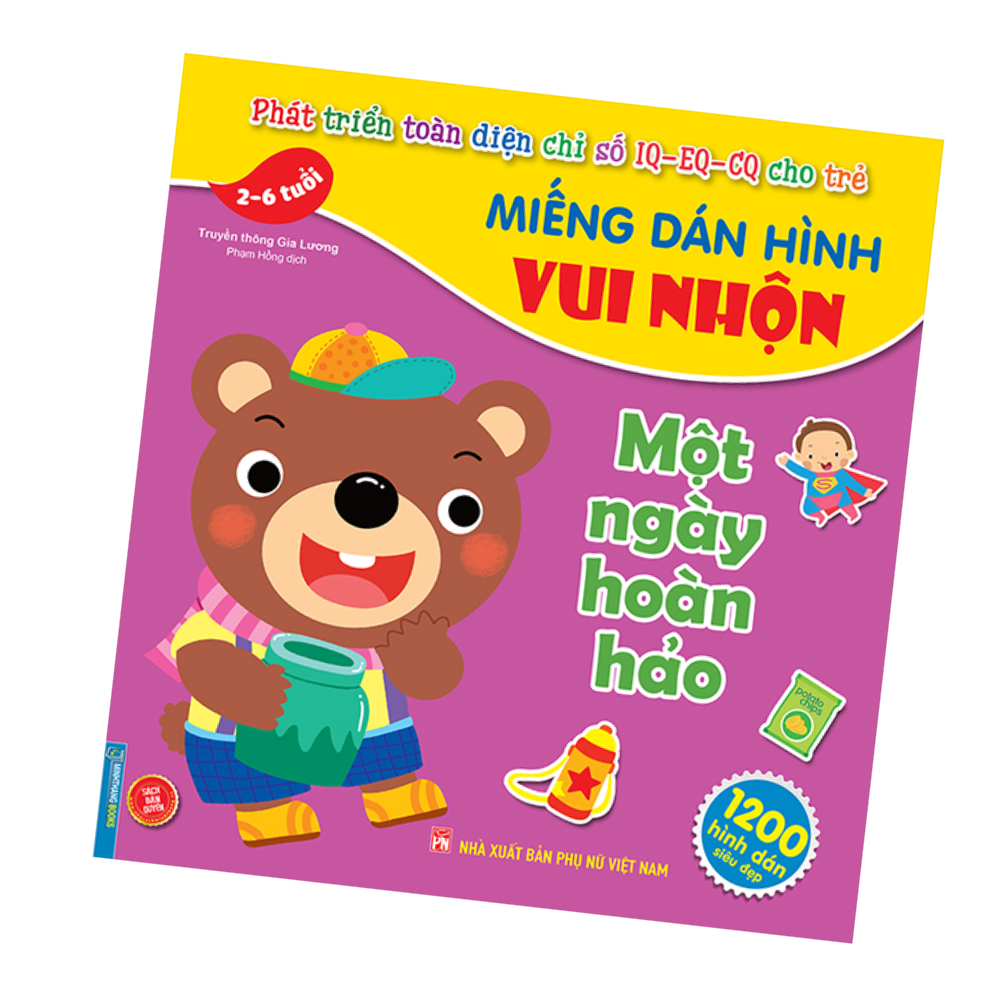 Miếng Dán Hình Vui Nhộn - Một Ngày Hoàn Hảo (2-6 Tuổi)