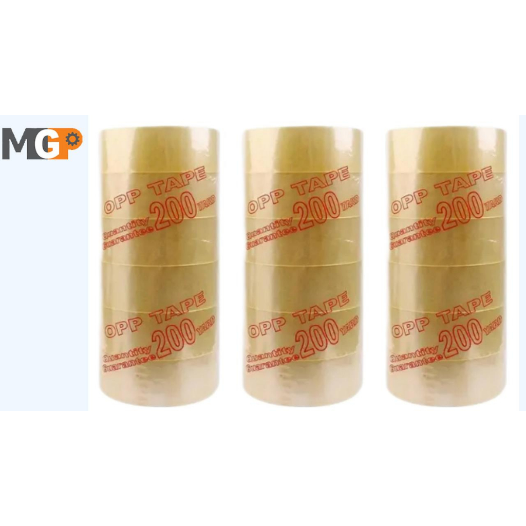 Băng Keo Trong Và Đục 200 Yard Lõi Mỏng Nhiều Keo Độ Dính Cao Siêu Dính