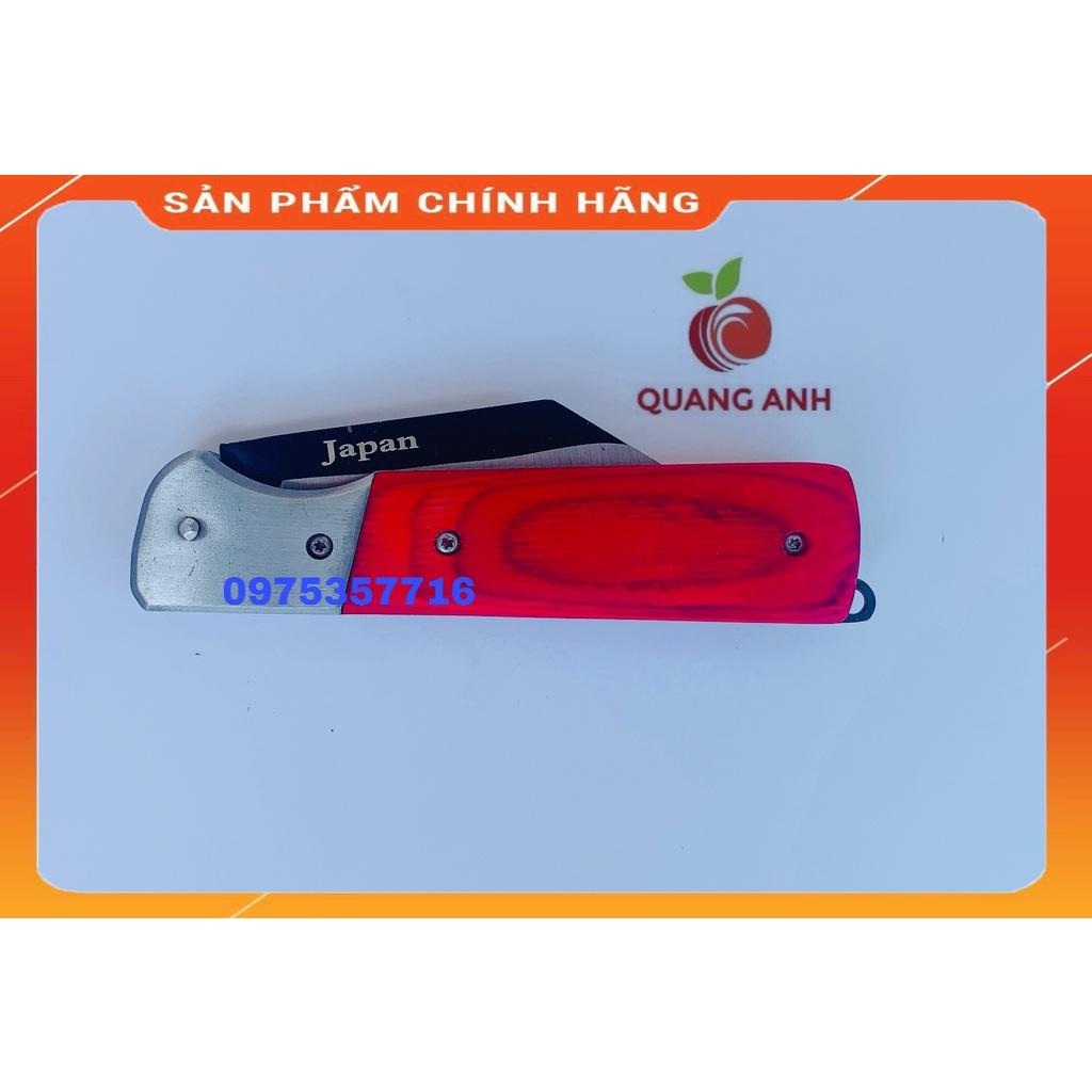 Dao Ghép Cây Cán Gỗ Đỏ - Cực Sắc Bền - Dao Gập Nhật Bản