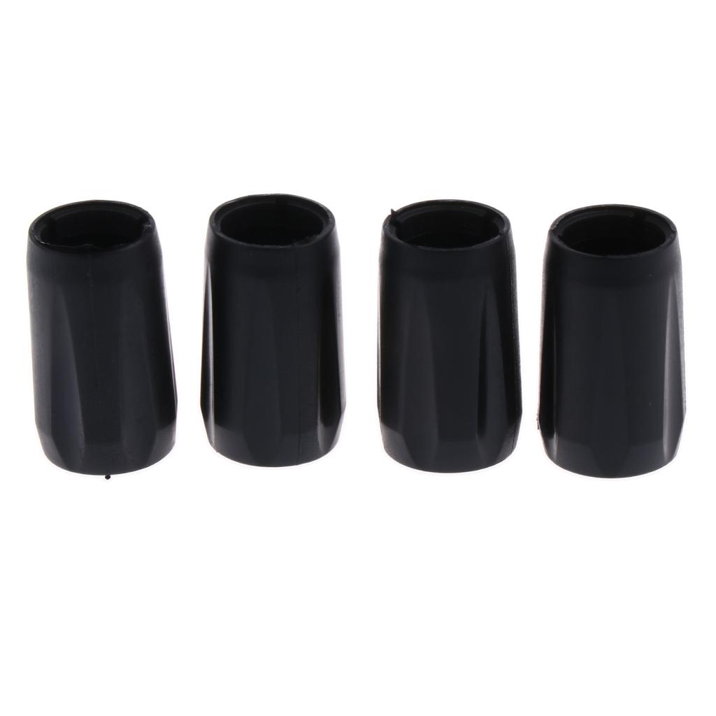 4x Plastic Walking Pole Tips Protector Replacement for Hiking Trekking 14mm