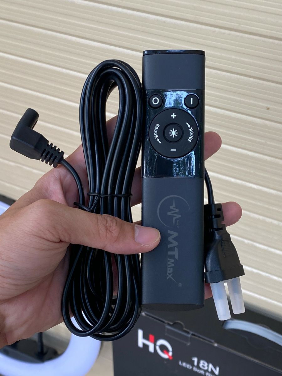 Đèn livestream 45cm HQ18N Đèn trợ sáng 3 kẹp điện thoại size 18 inch Hỗ trợ ánh sáng cho người bán hàng online, make up