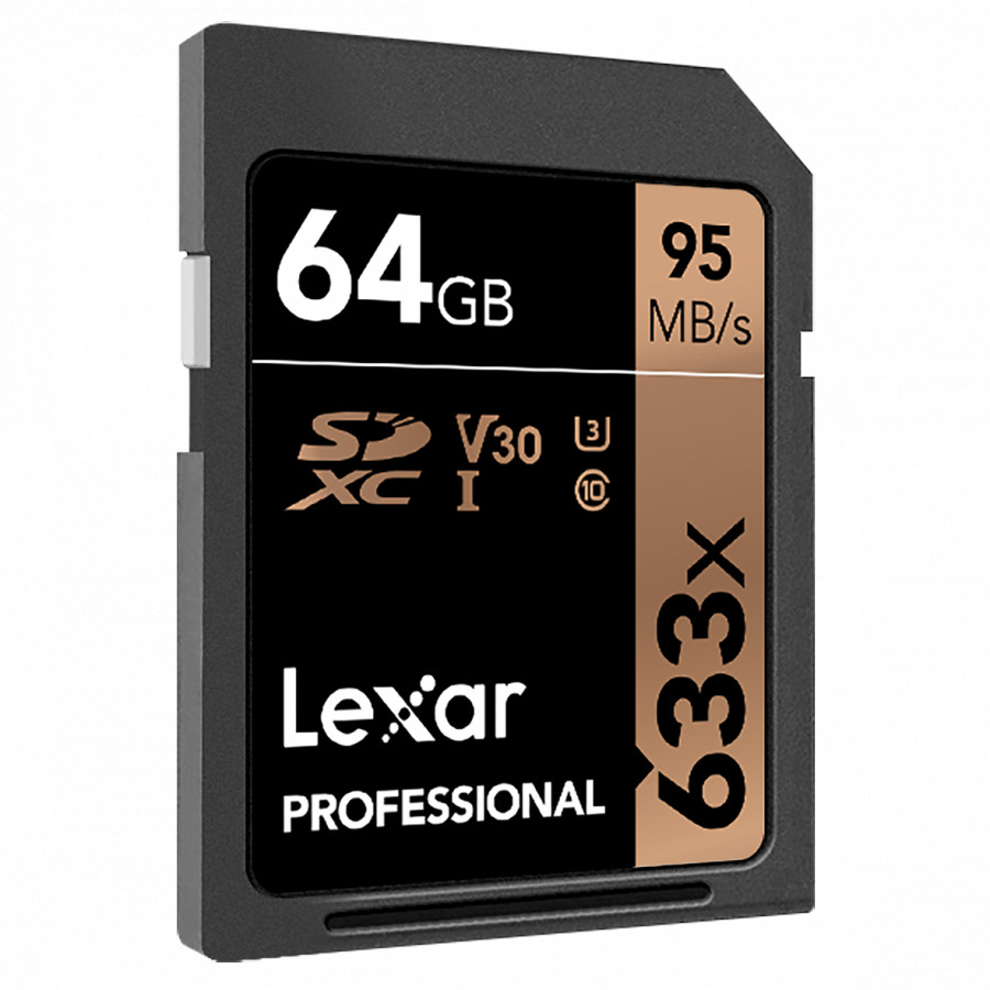 Thẻ Nhớ SDXC Lexar Professional 633x 64GB UHS-I 95MB/s - Hàng Chính Hãng