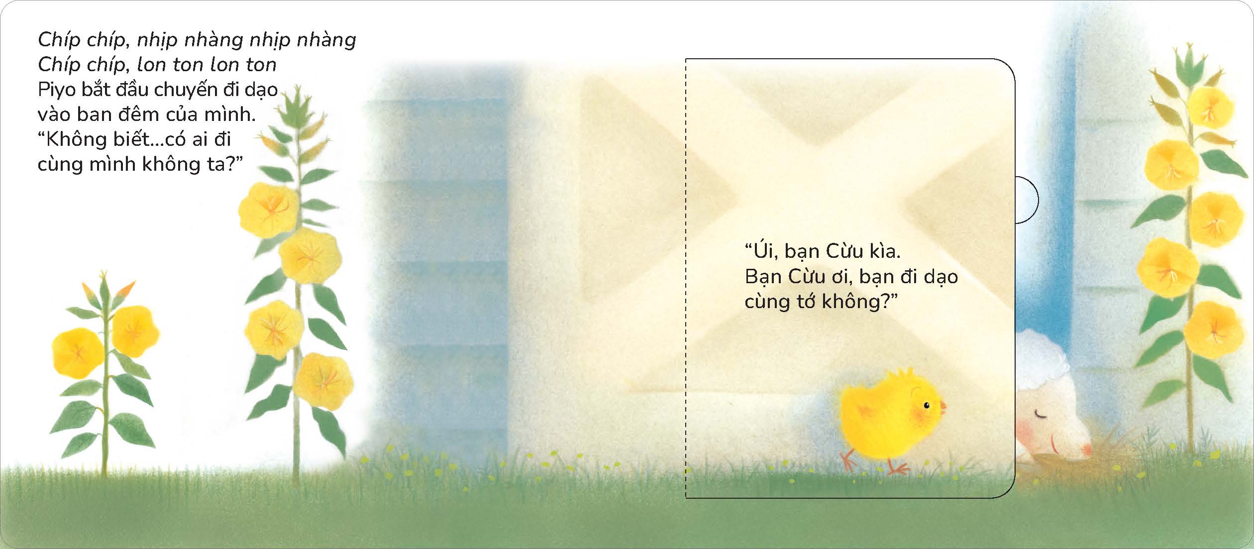 Gà con Piyo Chúc ngủ ngon - Sách tranh Pop-up