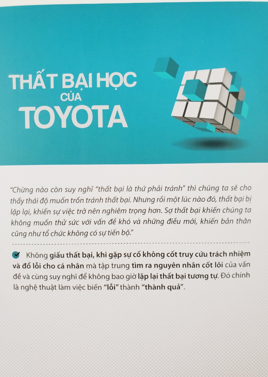 Thất Bại Bài Học Của TOYOTA