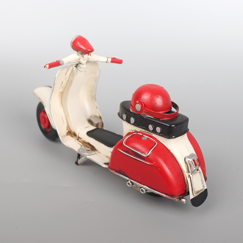 Mô Hình Xe Vespa Vintage - Mô Hình Thủ Công - Quà Tặng - Décor Home - Décor Quán Cafe