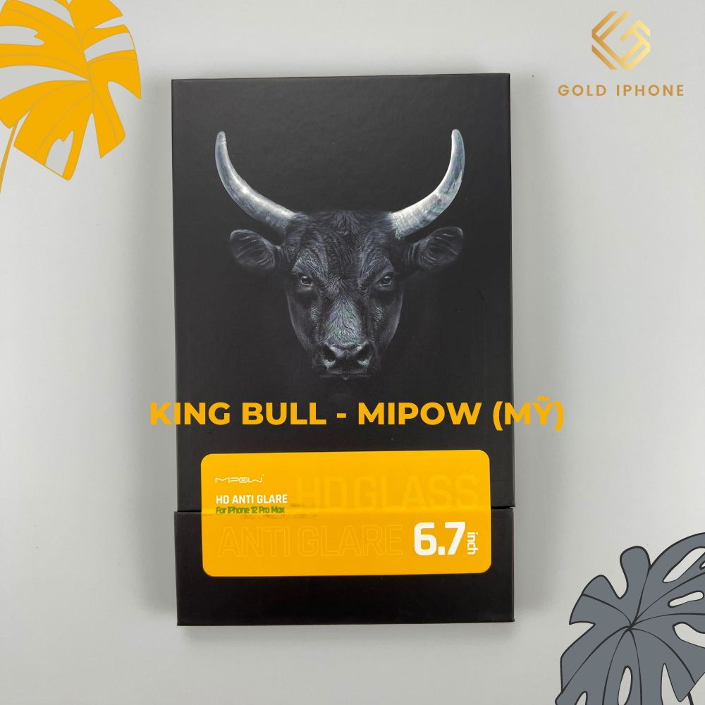 Kính cường lực King Bull Mipow BJ321/BJ213/BJ211 Trong suốt Full màn hình - Hàng chính hãng