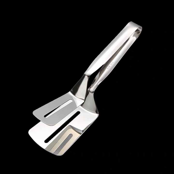 Kẹp Gắp thức ăn Inox - 24.8x7.4cm 160g-KLTA