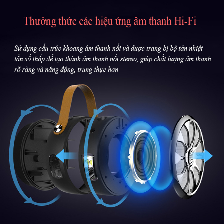 Loa bluetooth nghe nhạc không dây Zealot s11 chống nước có đèn pin âm thanh trầm siêu hay hàng chính hãng tương thích điện thoại thông minh máy tính và laptop