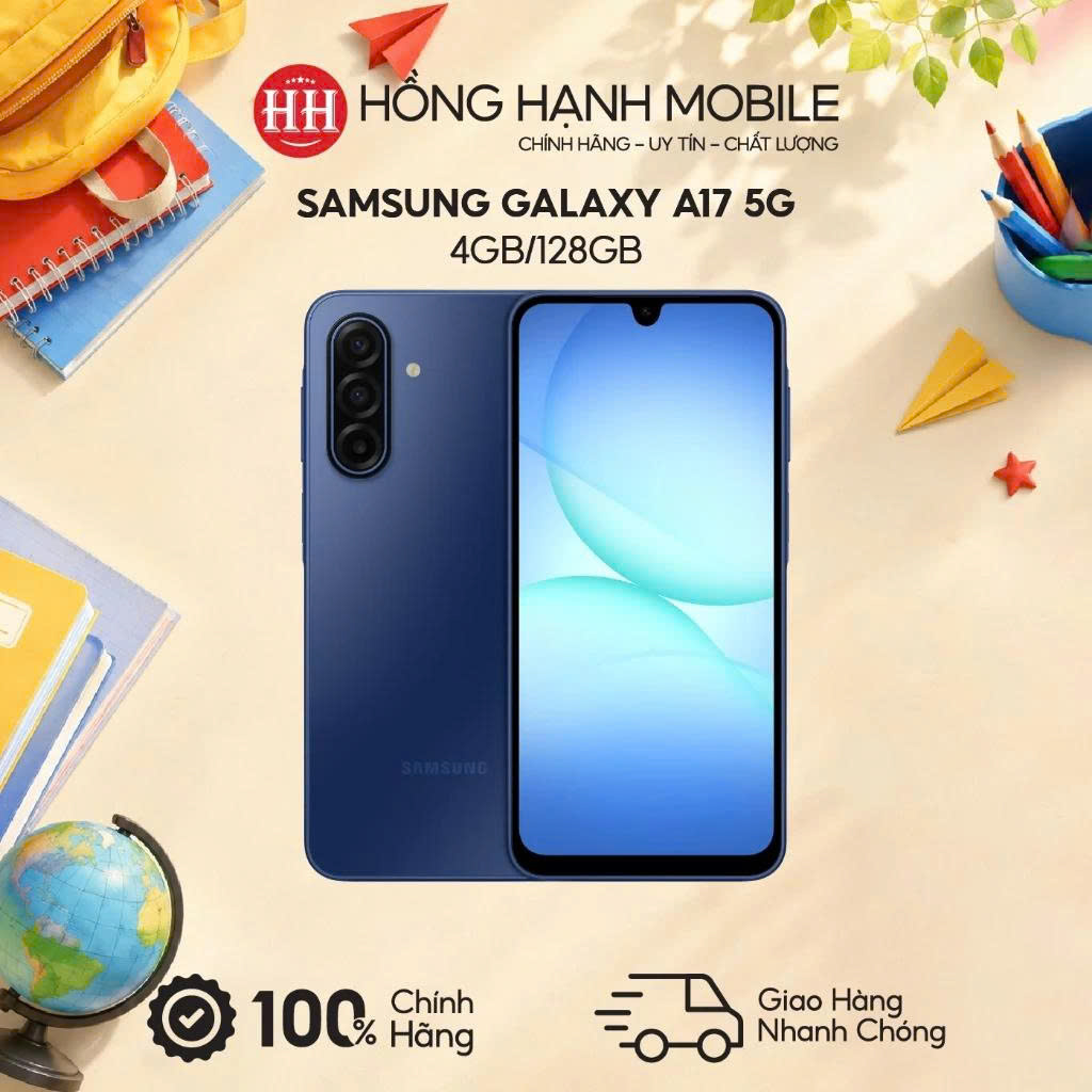 Điện Thoại Samsung Galaxy A17 5G 4GB/128GB - Hàng Chính Hãng