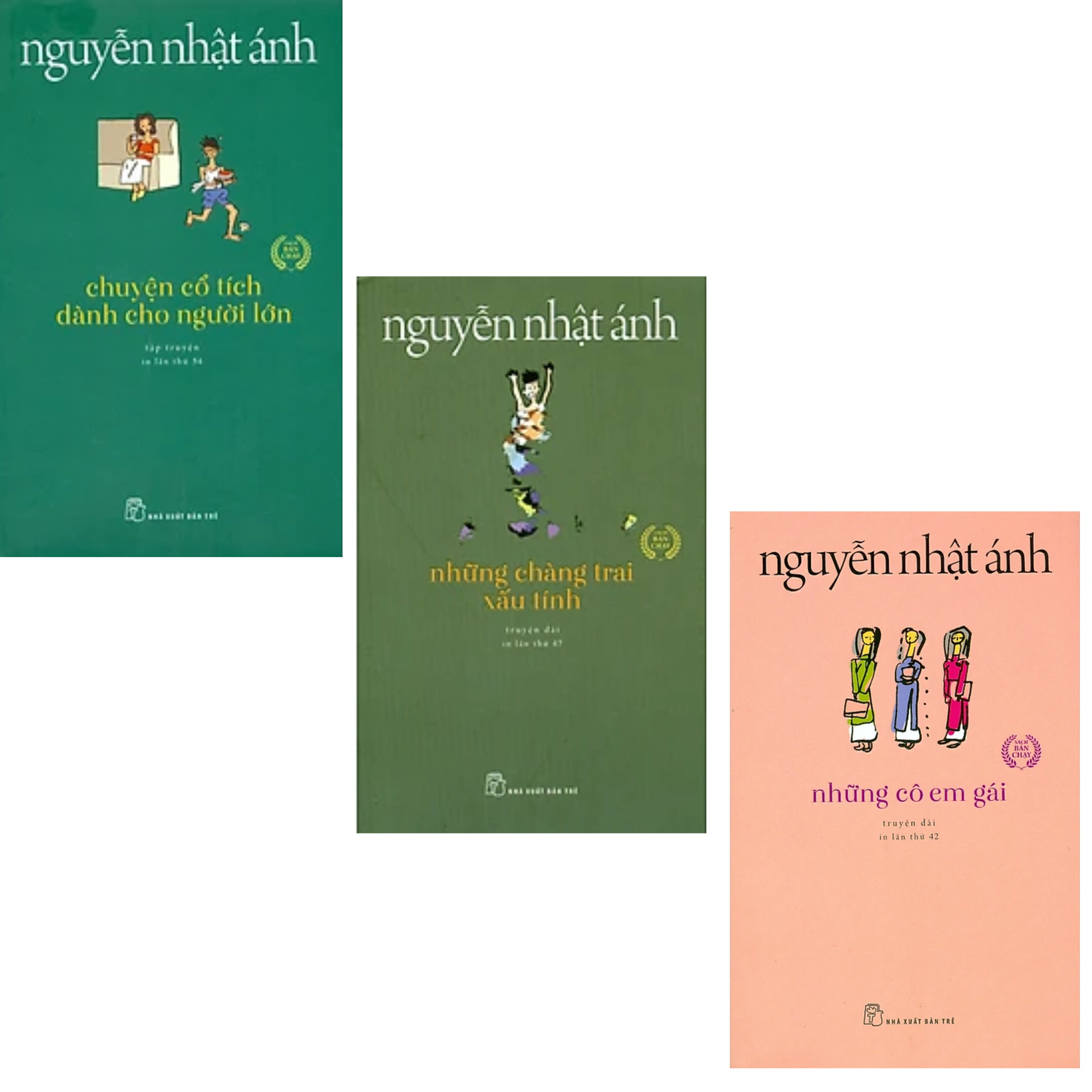 Combo Truyện Đặc Sắc Của Tác Giả Nguyễn Nhật Ánh: Những Chàng Trai Xấu Tính - Tái Bản + Những Cô Em Gái + Chuyện Cổ Tích Dành Cho Người Lớn