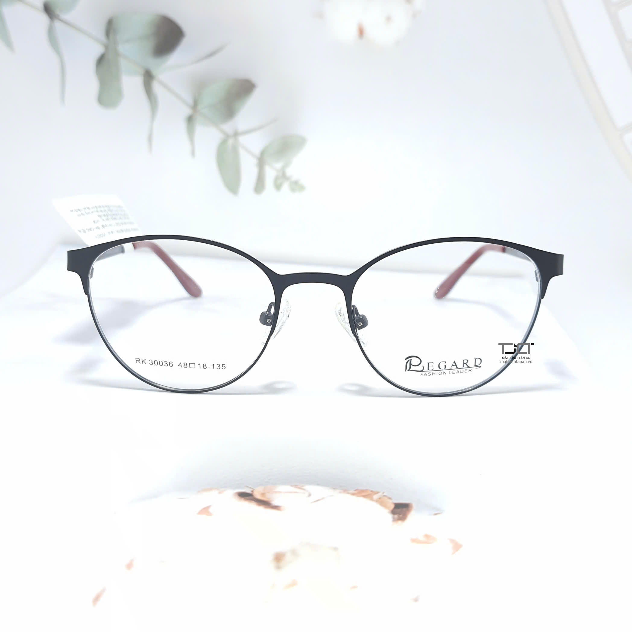 GỌNG KÍNH KIM LOẠI PHOM TRÒNG TRÒN BẦU DÀNH CHO BÉ, CHÍNH HÃNG REGARD RK30036