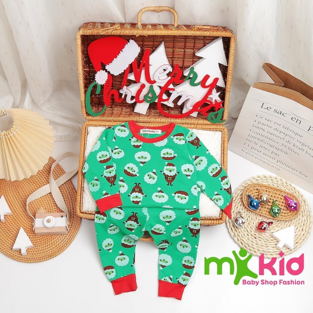 Bộ NOEL Dài Tay Cho Bé Bộ Đồ Giáng Sinh Minky Mom Cho Bé Trai Bé Gái Siêu Dễ Thương