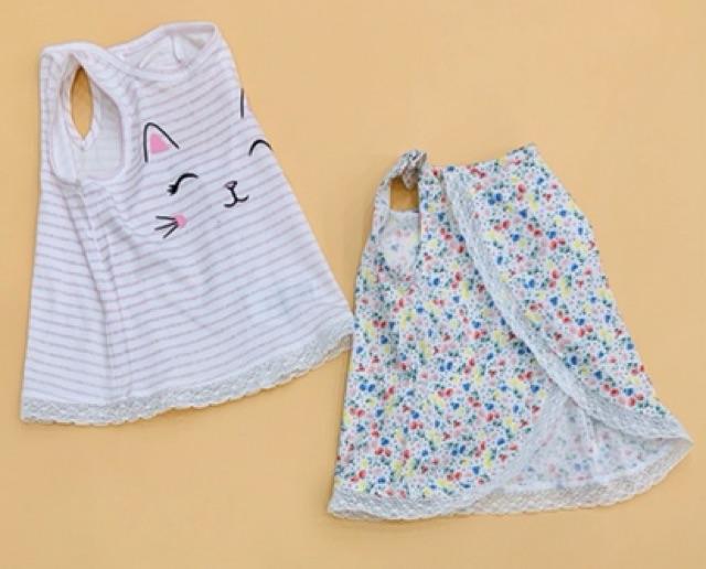 Áo sát nách cho bé gái hàng xuất khẩu