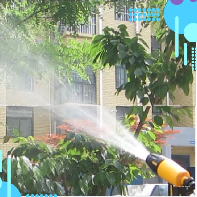 Bộ dây vòi xịt ️bơm nước phun sương️ , tăng áp 3 lần, loại 7m, 10m 206319 đầu đồng, cút đồng, + túi đựng bút