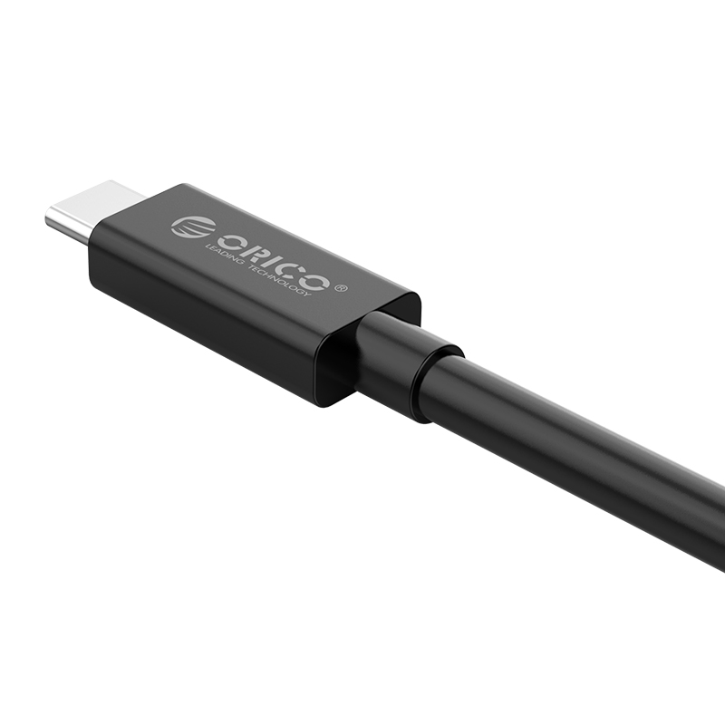 Cáp Thunderbolt 3 chiều dài 0.7M ORICO TBL07-BK- Hàng Chính Hãng