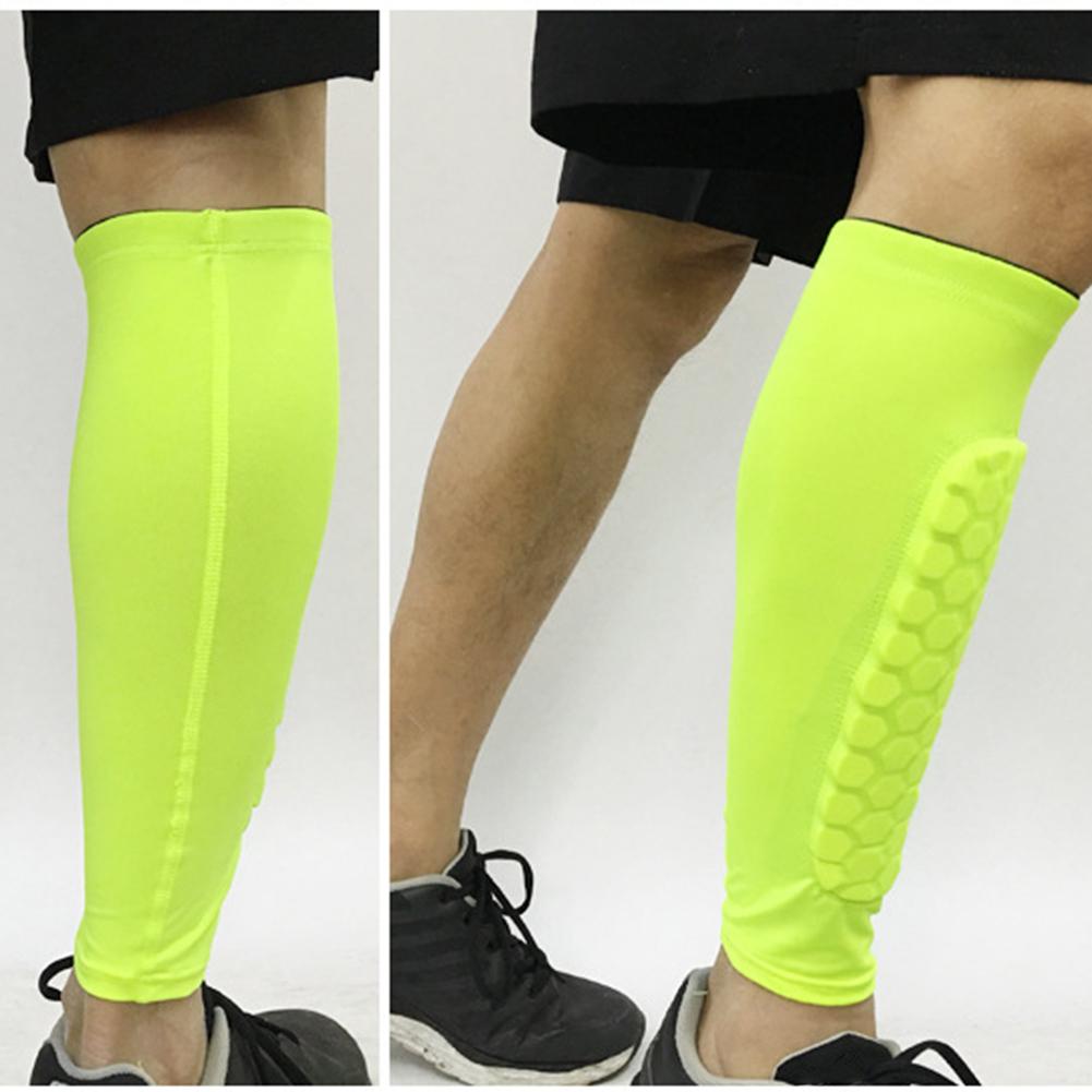 Thể dục thể thao Kneepad Nén Bảo vệ bắp chân Bảo vệ đầu gối Chân Nẹp Hỗ trợ Thiết bị an toàn thể thao cho Bóng rổ Bóng đá Color: Black Size: L