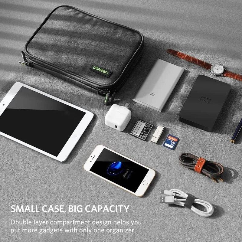 Ugreen UG50147LP139TK giỏ áo đựng ipad mini và phụ kiện 2 lớp màu xám - HÀNG CHÍNH HÃNG