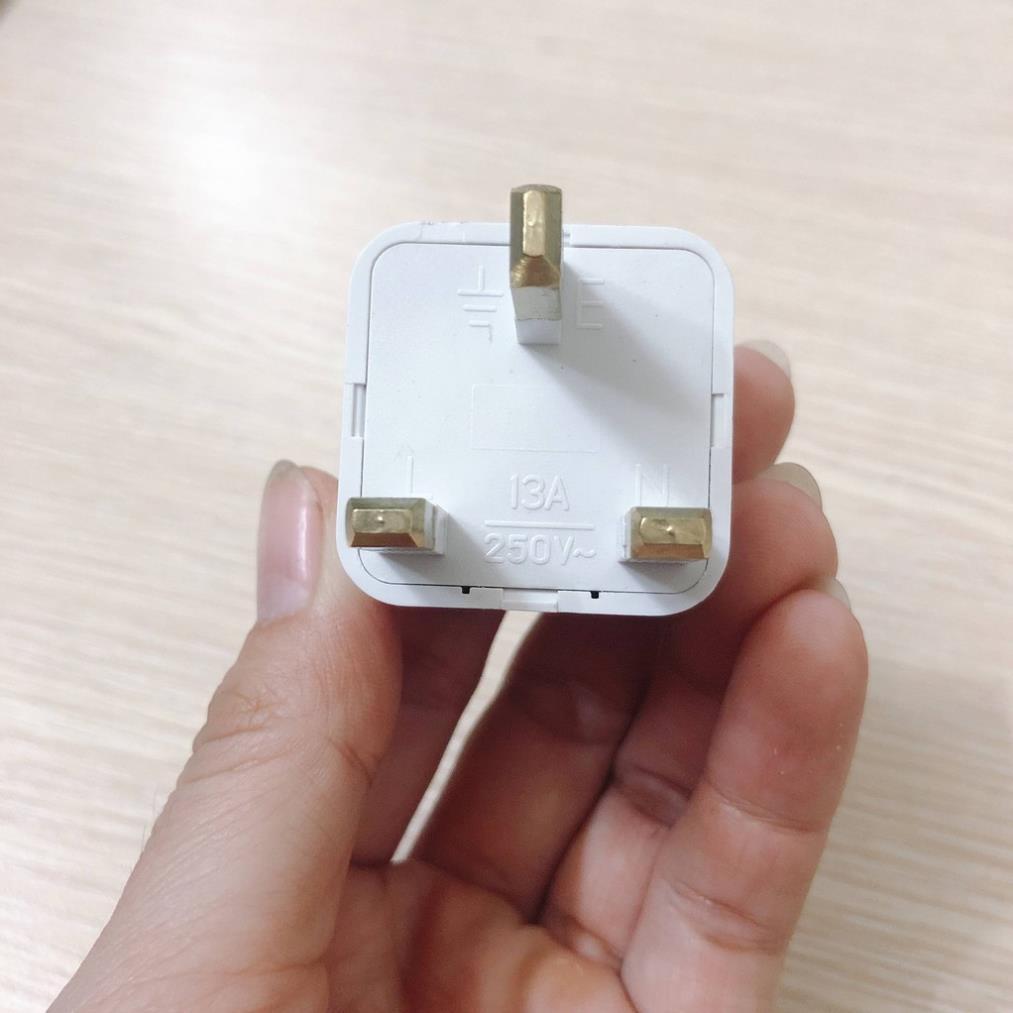 Ổ cắm du lịch 3 chân kiểu Anh AD2 - hàng chính hãng MPE
