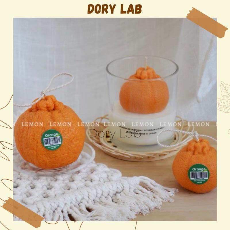 Nến Thơm Ly Trái Cam Độc Đáo, Quà Tặng Handmade - Dory Lab