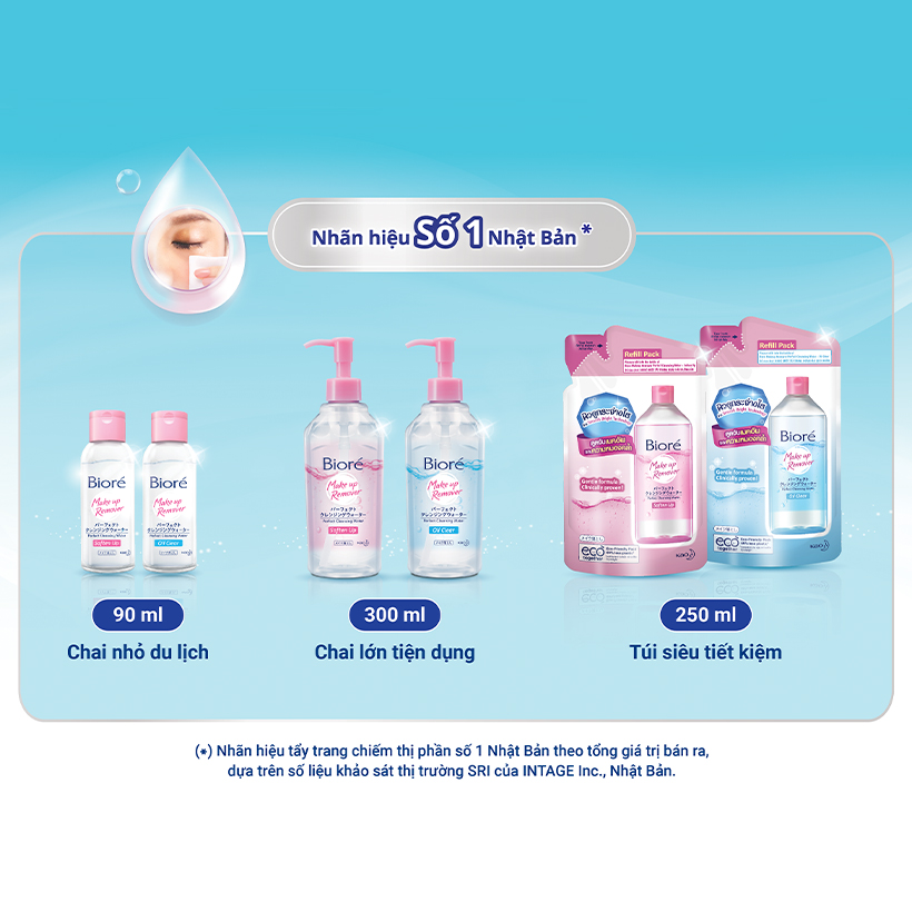Nước Tẩy Trang Hoàn Hảo Dưỡng Ẩm Biore Makeup Remover Perfect Cleansing Water
