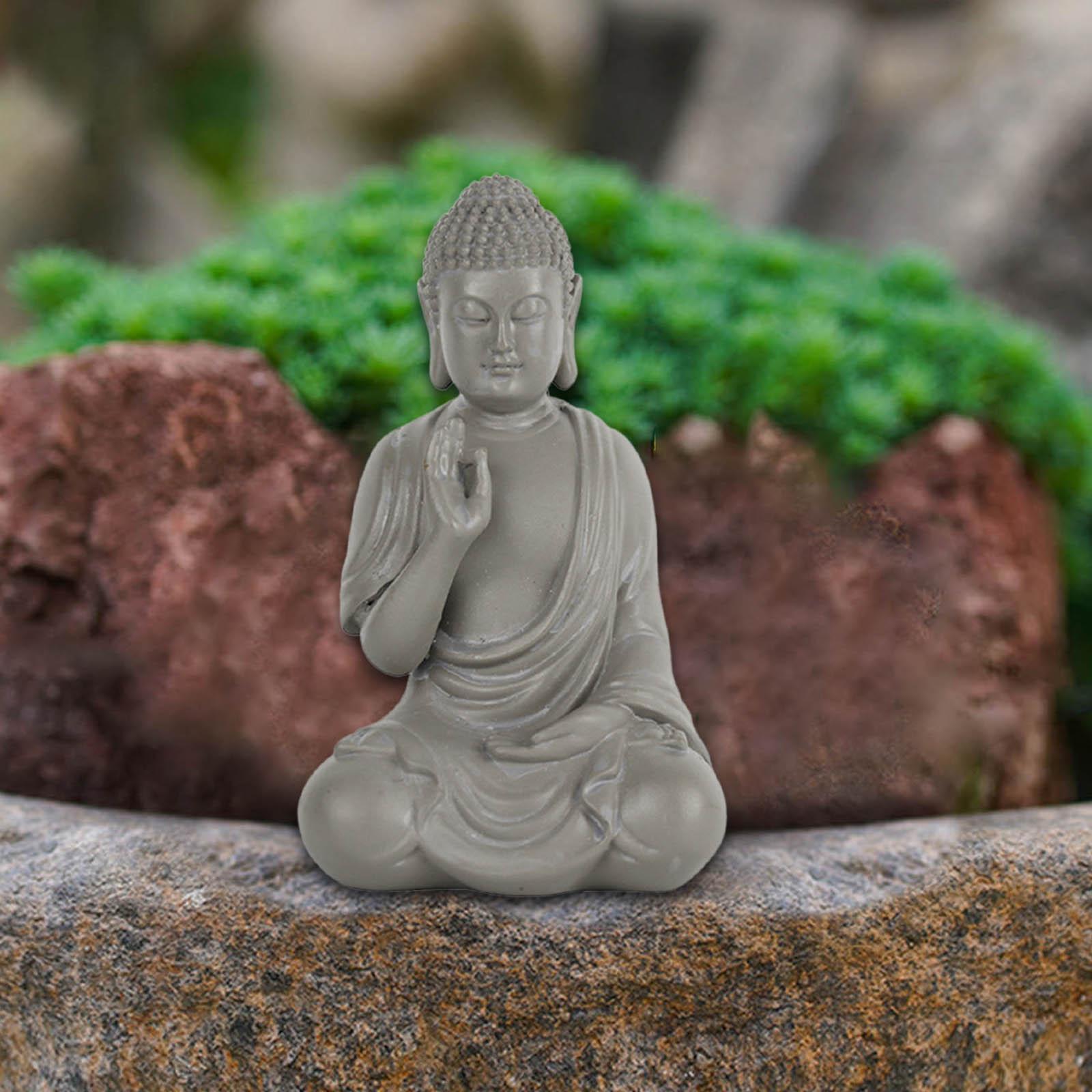 Buddha Statue  Decorative Figurine Home  Small Meditating Buddha