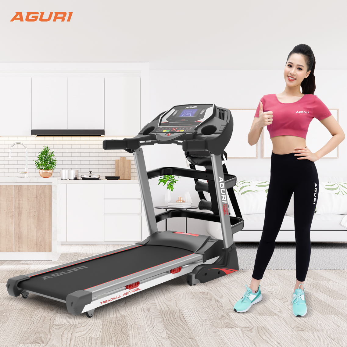 Máy chạy bộ AGURI AGT-108L đa năng