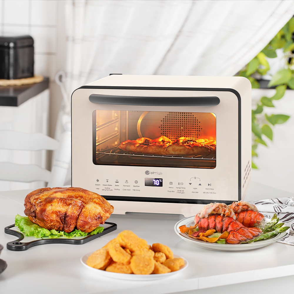 Nồi Chiên Hấp Hơi Nước Elmich AFE-3944 - Hàng Chính Hãng
