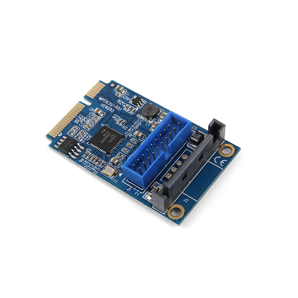 Thẻ Chuyển Đổi Mini PCI-E Sang USB3.0 20 Pin / 19 Pin