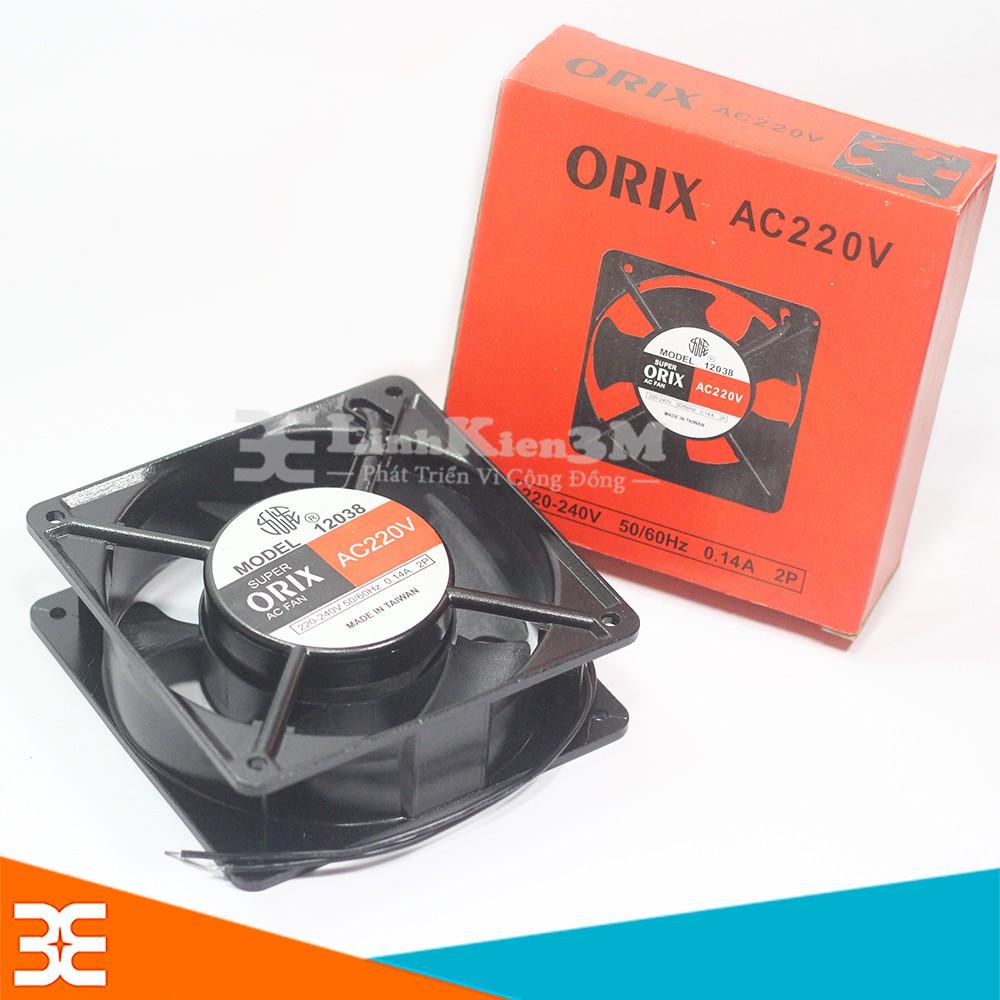 Quạt Tản Nhiệt ORIX 220VAC 12x12x3.8Cm Chất Lượng Cao