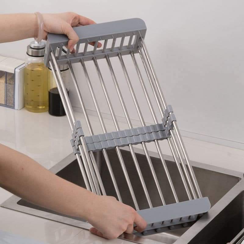 Rổ gác bồn rửa bát inox đa năng