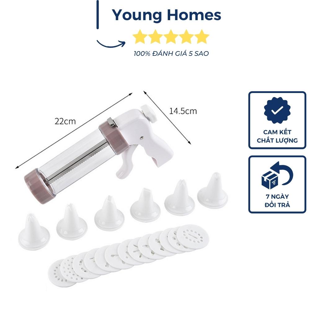 Hình ảnh Dụng Cụ Tạo Hình Làm Bánh Quy Gồm Ống Và 19 Khuôn Khác Nhau - Young Homes