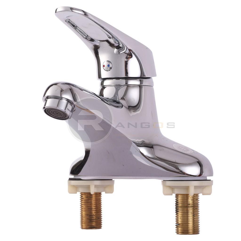 Vòi rửa mặt, vòi chậu lavabo, vòi chậu rửa mặt 2 lỗ hàng đẹp chuẩn xịn Rangos RG-01V