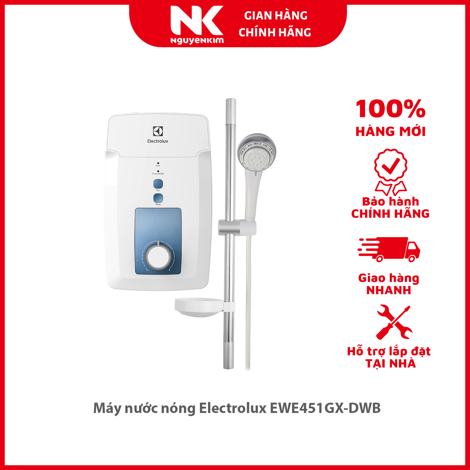 Máy nước nóng Electrolux EWE451GX-DWB - Hàng chính hãng