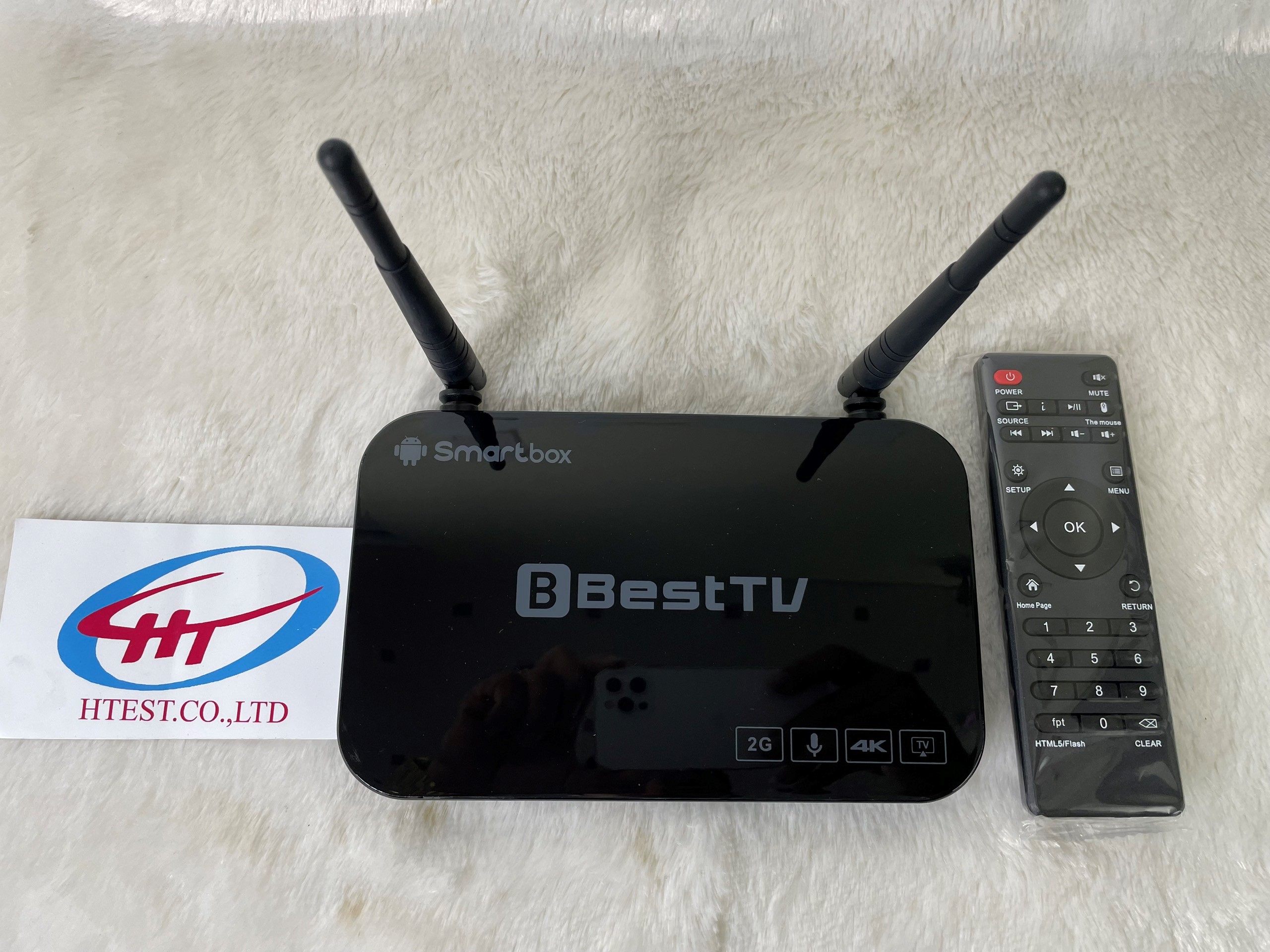 Android Tivi Box Best TV G9 Có Điều Khiển Giọng Nói ,hệ điều hành 7.1 xem chường trình truyền hình và giải trí Youtube thỏa thích.