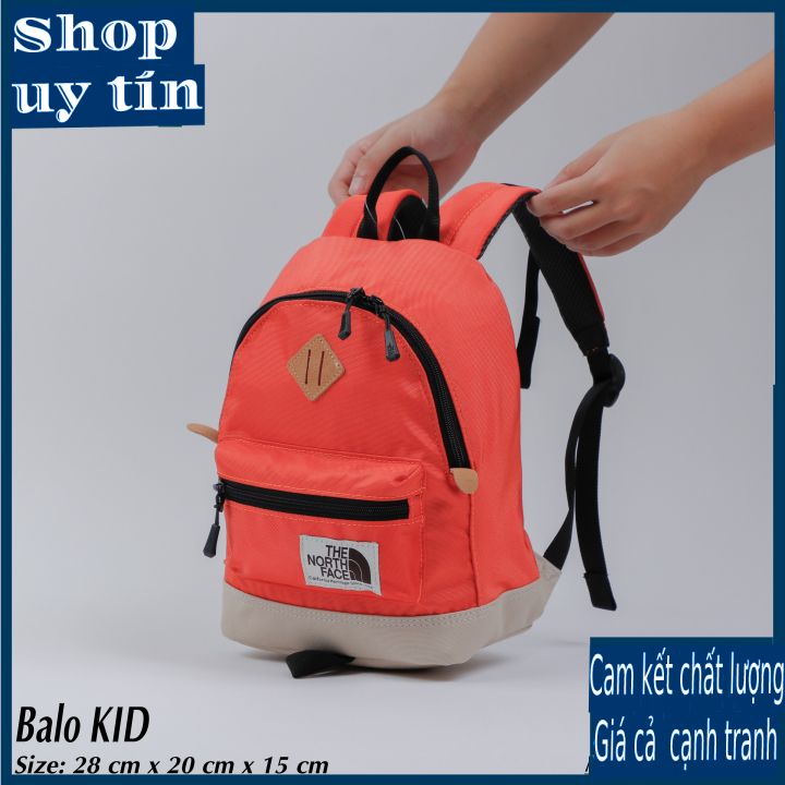 Freeship - BALO TRẺ EM THE NF BERKELEY BACKPACK CHỐNG THẤM PHỤ LIỆU XỊN - màu cam / vàng / xanh lam / đen / xanh nhạt