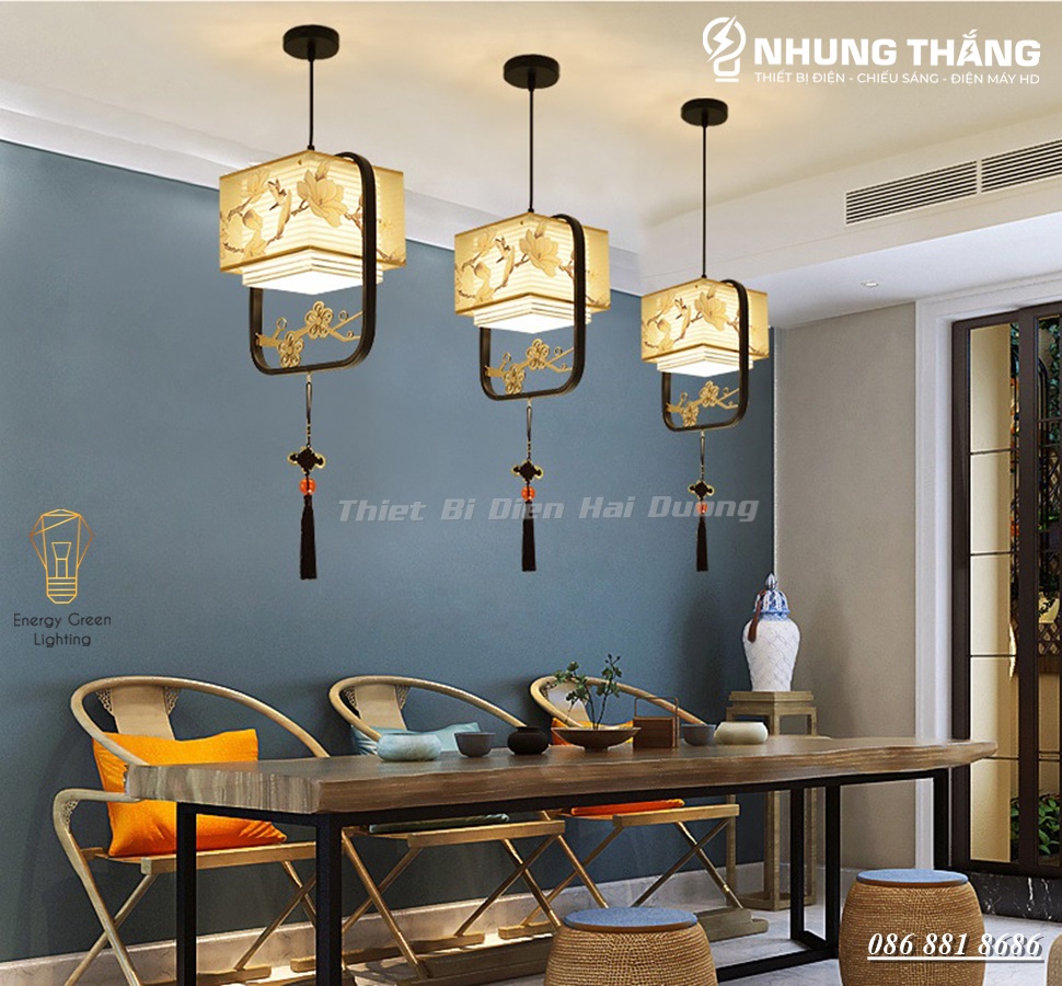 Hình ảnh Đèn Thả Trần Decor Cổ Điển DT-D021 - Họa Tiết Tinh Xảo - Trang Trí Phòng Ngủ,Phòng Khách - Bóng G45