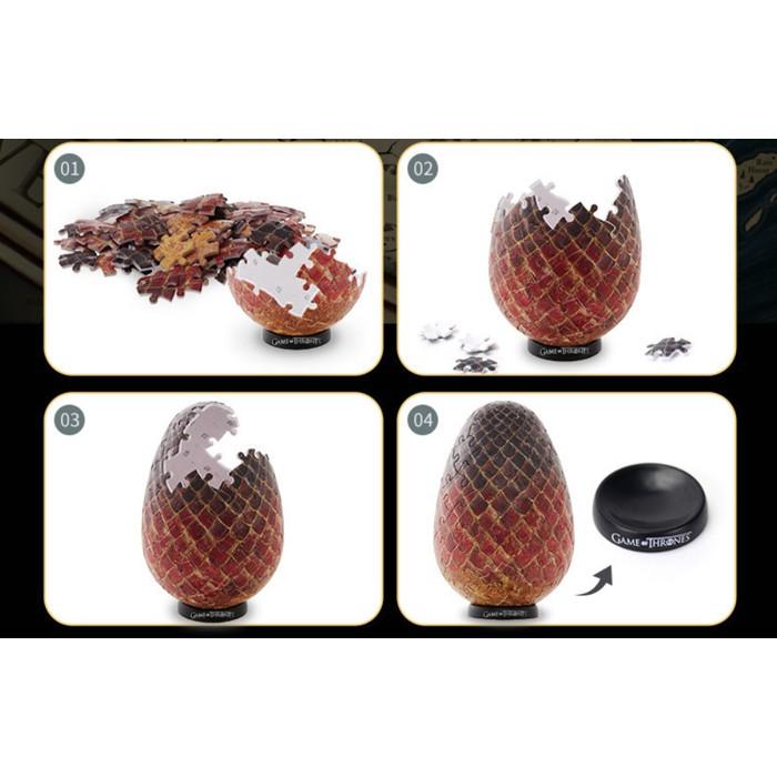 Mô hình giấy 3D - Game of Thrones - Dragon Egg